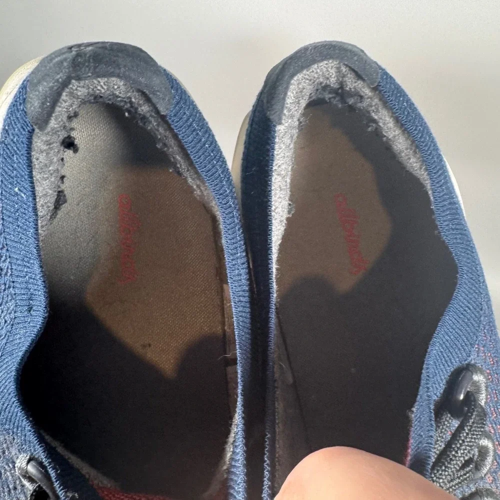 Allbirds Tree Dashers Navy Blue Running Shoes Mens 12.5 Sustainable Sneakers‎